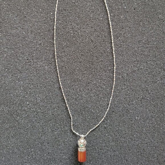 Crystal Stone Necklace - 18" Total Length **BRAND NEW** - Picture 1 of 4